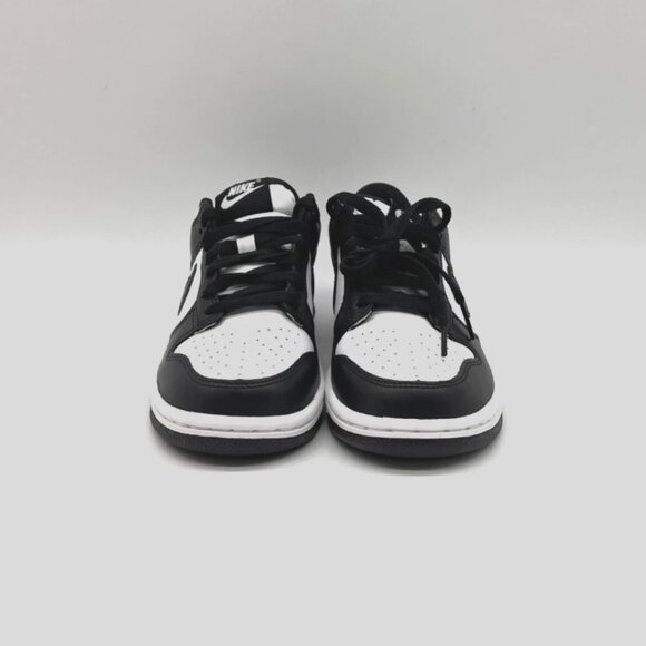 Nike Dunk Low Retro White Black Panda CW1590-100 Kids Sneakers Shoes - Picture 5 of 14